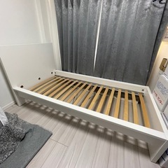 IKEA マルム　ベッドフレーム　すのこセット