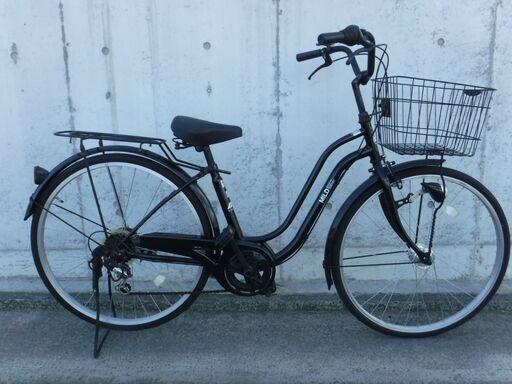 6段変速\u0026オートライト付き ママチャリ 中古自転車　373
