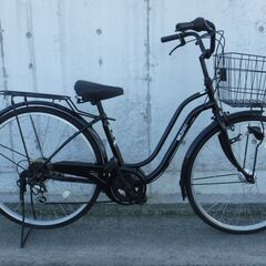 6段変速&オートライト付き ママチャリ 中古自転車 373 - 自転車 