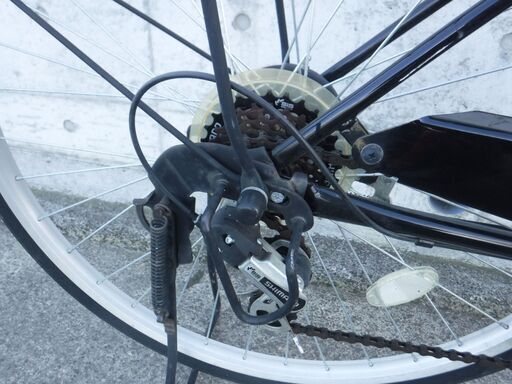 6段変速&オートライト付き ママチャリ 中古自転車 373