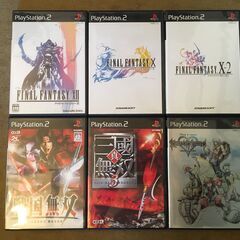 PS2用ソフト6本セット（FFX, X-2, 12, 戦国無双、...