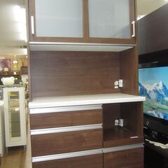 R060 高級 創愛ファニチュア キッチンボード、食器棚、幅100cm 美品