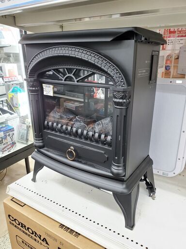 ニトリ 暖炉型ファンヒーター BLT-999B-2-S-BK 2018年製 ブラック