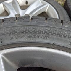 17インチスタッドレスタイヤアルミホイルセット