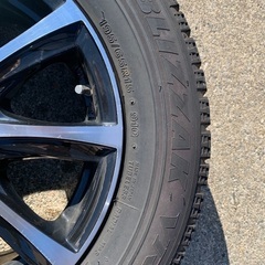 中古BS VRX195/65R15スタッドレスタイヤ　アルミホイル.ナット付