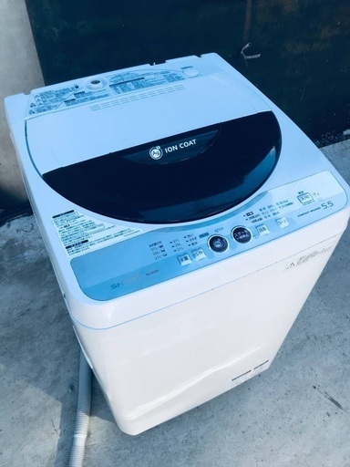 ♦️EJ184番SHARP全自動電気洗濯機 【2010年製】