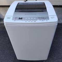 【23区配送可】2014年 7.0 kg 全自動洗濯機AQUA ...