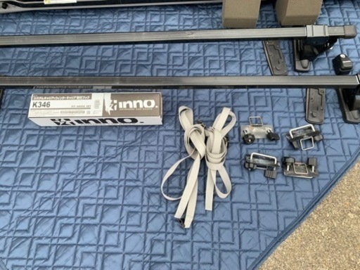 (値下げしました！)デリカD5用　イノールーフキャリア、BOX一式