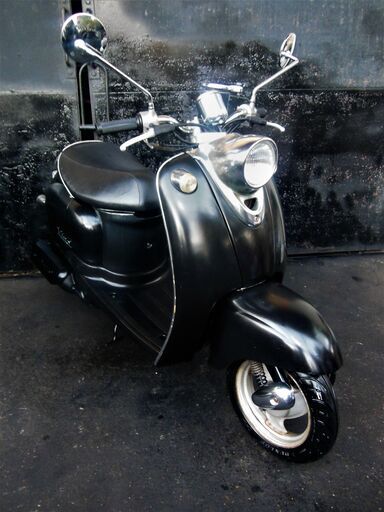 希少カラーYAMAHA ビーノ VINO セル始動 速く メーター超 ブラック仕様 カスタム 納車 軽整備済みすぐ乗り出せます 2st