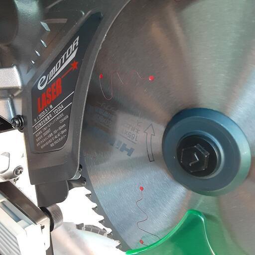 新品未使用【HiKOKI】コードレス卓上スライド丸のこ バッテリー2個つき