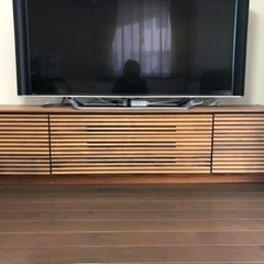 再値下げ！大塚家具　テレビボード　アクロス　150WN テレビボード「アクロス」ハイタイプ 幅230cm オーク材 ホワイト