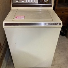 ※レトロ　HITACHI製　洗濯機　1982年モデル