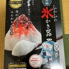 【ネット決済】800円　氷かき器