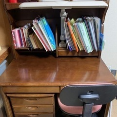 今年まで使用していた勉強机です。