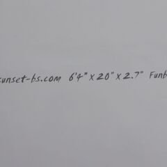 BSサーフボード6.4のラウンドノーズのソフトボードです