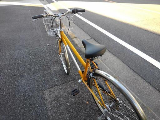 中古自転車1753 前後タイヤ新品！ 27インチ 6段ギヤ ダイナモライト