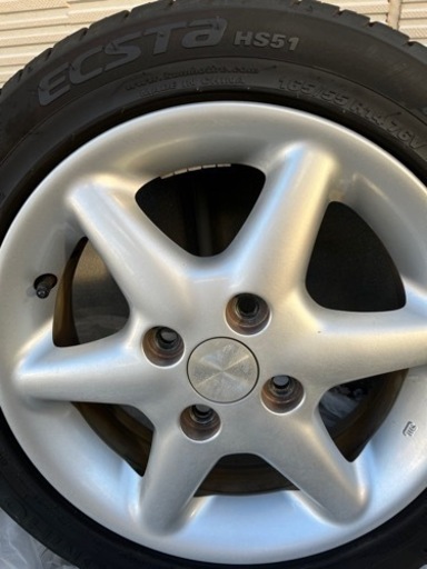 he21s ラパンss 純正ホイール4本 溝残7分有サマータイヤ付き | mgb