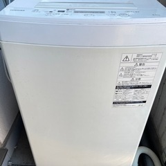 【ネット決済】東芝　洗濯機　2019年製　4.5kg