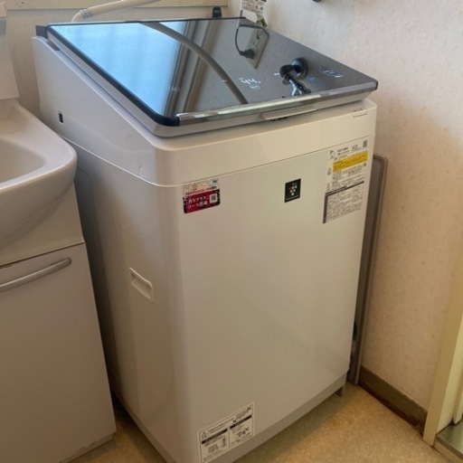SHARP縦型洗濯乾燥機11kg - 神奈川県の家具