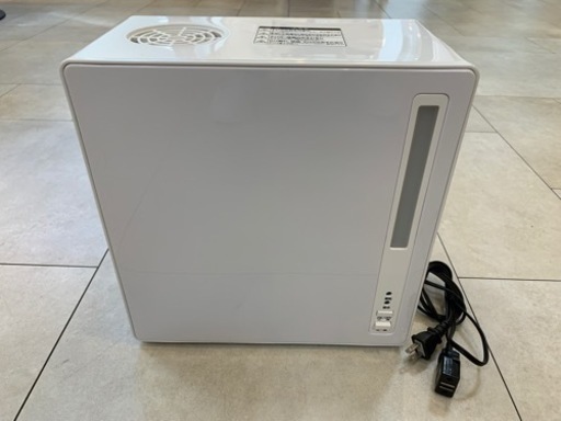 YAMAZEN 湿度センサー搭載スチームファン式加湿器 ホワイト