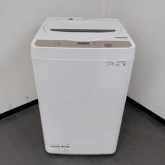 SHARP 全自動洗濯機　ES-GE6E-T　６kg