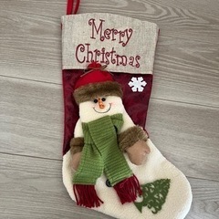 【ネット決済・配送可】クリスマス　ソックス　靴下　飾り　スノーマ...