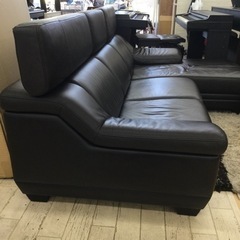 ☆11/10【✨人気のZU53シリーズ！✨】カリモク 本革張りカウチソファ 定価418,000円