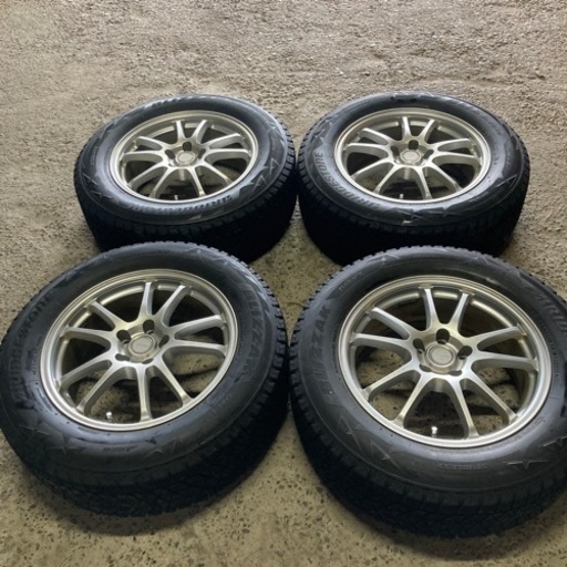 235/65R18 4分山スタッドレス、アルミセット