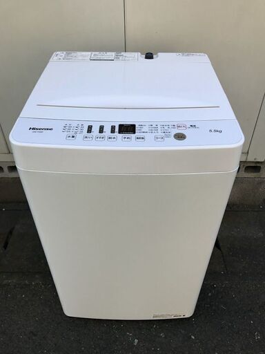 2020年　洗濯機 Hisense 5.5kg HW-T55D 年 ハイセンス