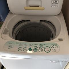 無料【11月21日お取引】 洗濯機 4.2kg