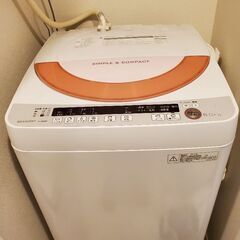 【ネット決済】洗濯機 SHARP ES-GE60P ピンク