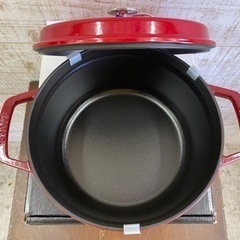 【愛品館江戸川店】ストウブ ピコ・ココット ラウンド ストウブ 22cm チェリー 未使用品ID101-024838-007
