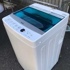 【ネット決済・配送可】【5.5kg洗濯機】2018年製☆動作良好...