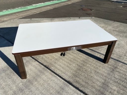 ニトリ 長方形 こたつ 天板リバーシブル コタツ テーブル ローテーブル