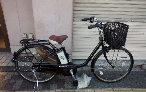 Panasonic [ViVi DX]26吋 電動アシスト自転車 12Ahバッテリー+充電器+スペアーキー3本付き/ブラック