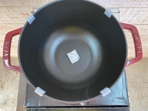 愛品館江戸川店】ストウブ ワナベ L チェリー未使用品 ID101-024839  