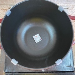 【愛品館江戸川店】ストウブ ワナベ L チェリー未使用品 ID101-024839-007