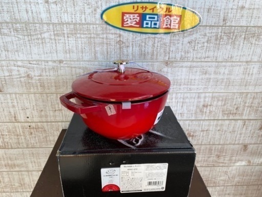 【愛品館江戸川店】ストウブ ワナベ L チェリー未使用品 ID101-024839-007