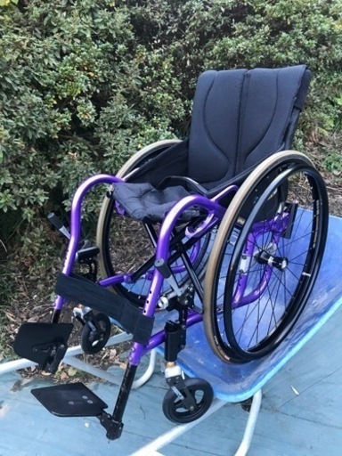 OX製 アームレスト　折りたたみ　軽量　車椅子 車いす 車イス 自走式