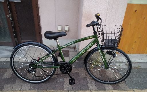 ☆ジモティ割あり☆ 自転車 26インチ 黄緑色 クリーニング済み YJ159