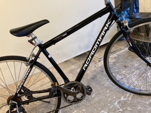 クロスバイク ブラック 700C 7段変速 楽天市場】クロスバイク27インチ 700c シマノ製 7変速 VIENTO 7