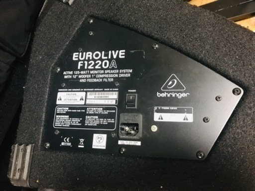 Behringer モニタースピーカー F1220A