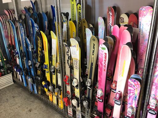 ☆ シーズンレンタル対応 ☆ Jr スキー + ビンディング + ストック +