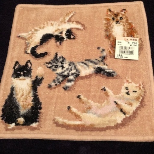 フェイラータオルハンカチ 猫 未使用品 バンビ 学芸大学の小物 ハンカチ の中古 古着あげます 譲ります ジモティーで不用品の処分