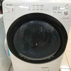 1年間動作保証付 SHARP ドラム洗濯乾燥機 7.0kg 2020年製【トレファク