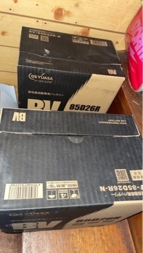 車 バッテリー 新品未使用 2個セット