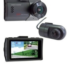 【新品未使用】2カメラ ドライブレコーダー FC-DR222W/...