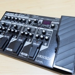 BOSS ME-70 マルチエフェクター（アダプター付き）-Panasonic EH-NA2G-PP PINK