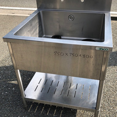 ⭐︎中古品　タニコー　1槽シンク　750×750×800mm 厨房機器⭐︎