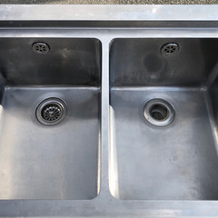 ⭐︎中古品　2槽シンク　900×650×800mm 厨房機器⭐︎